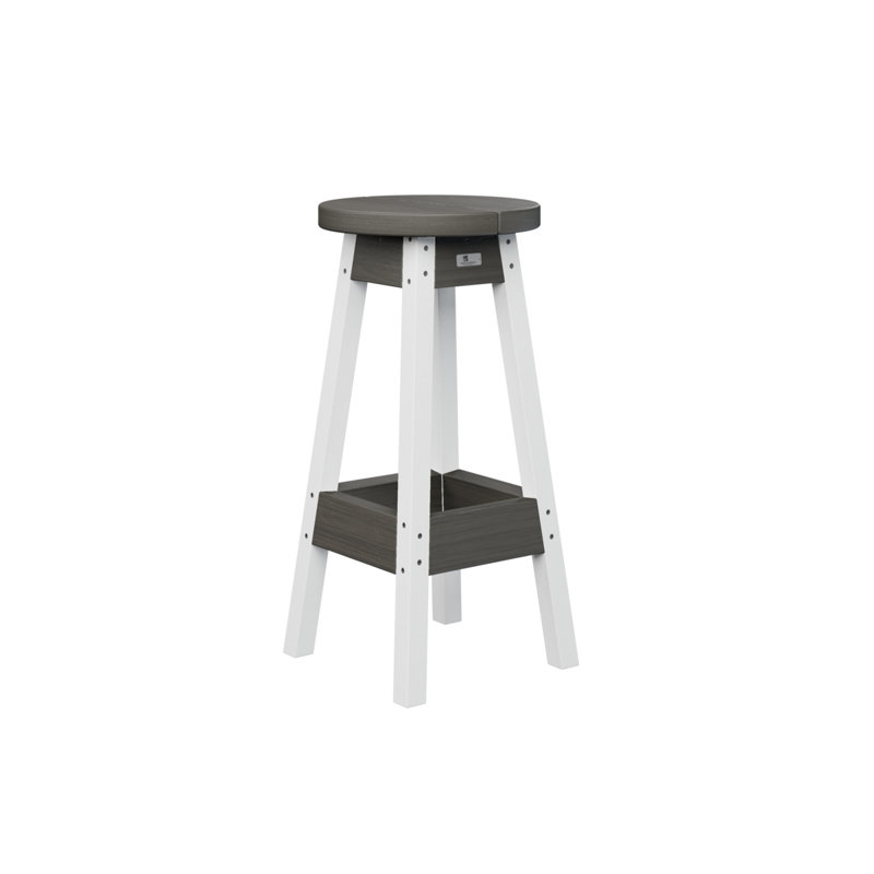 Tabouret de bar d'extérieur Berlin Gardens, Gris côtier, 30"