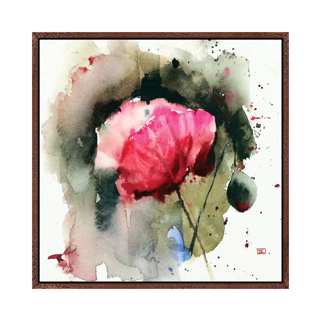 Evening Poppy von Dean Crouser - Galerie-umwickelte Leinwand Giclée auf Leinwand