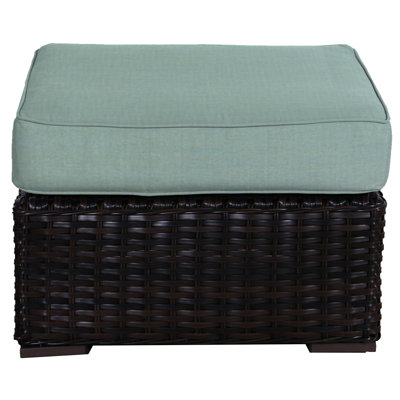 Repose-pieds d'extérieur avec coussin Sireci