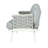 Mariano Steel 4-Pieces Coversation Set-43618003-43618002