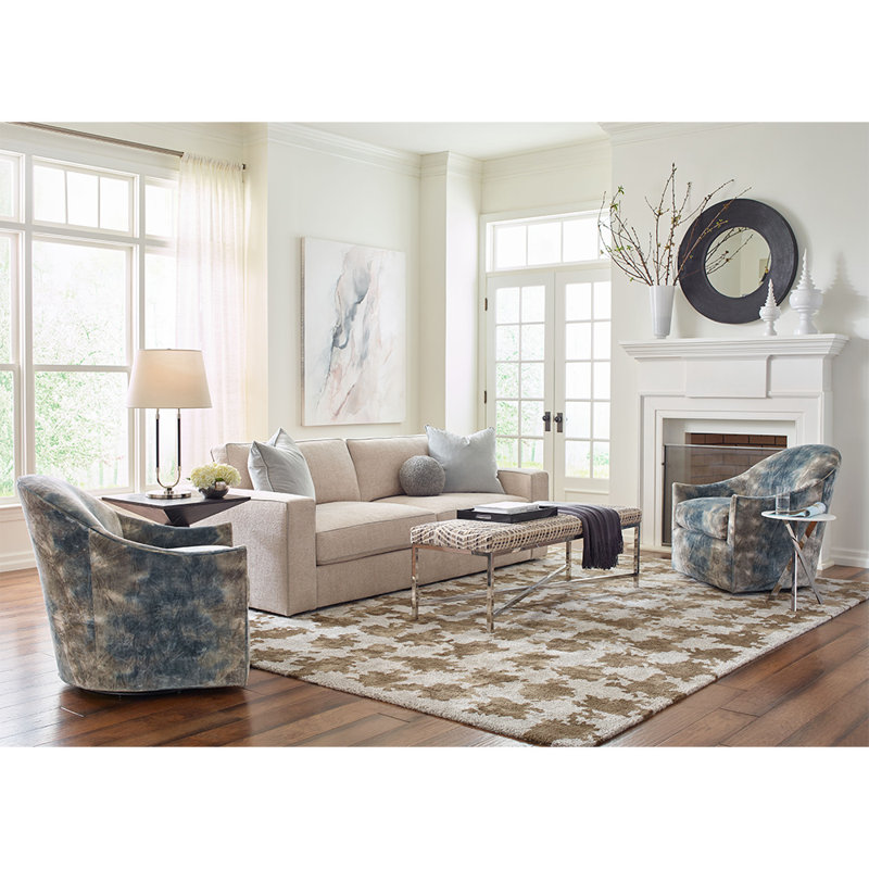 Kim Barrel Chair, Arraya Amber Polyester Blend