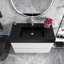 Meuble-lavabo mural simple 36 po avec plateau