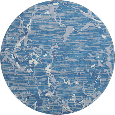 Premium Machine Washable Cortes AMF1046 Striped Rug