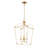 3 - Light Dimmable Lantern Geometric Chandelier-496858041