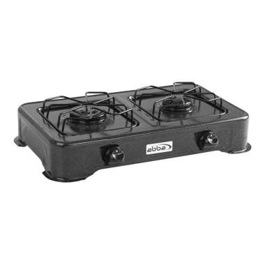 Hike Crew Portable Camping Oven with Dual Burner Propane Stove - Red