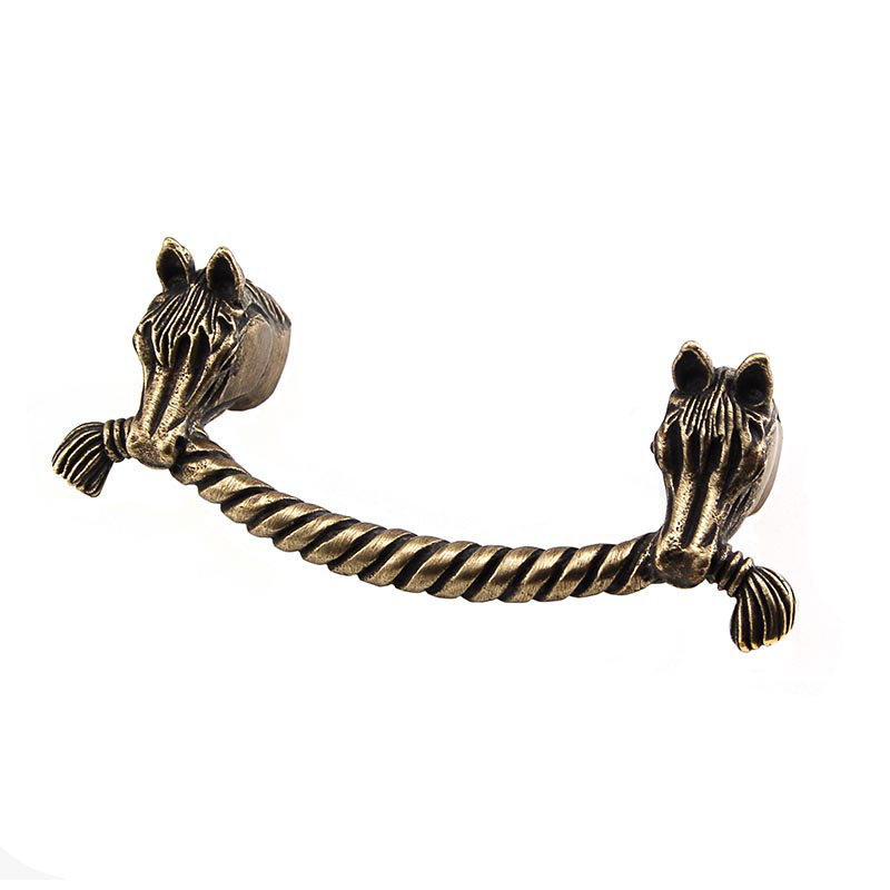 Equestre Bar / Handle Pull, Antique Brass