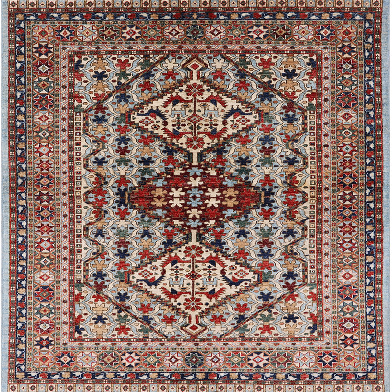 Oriental Indoor Rug, Square 5'