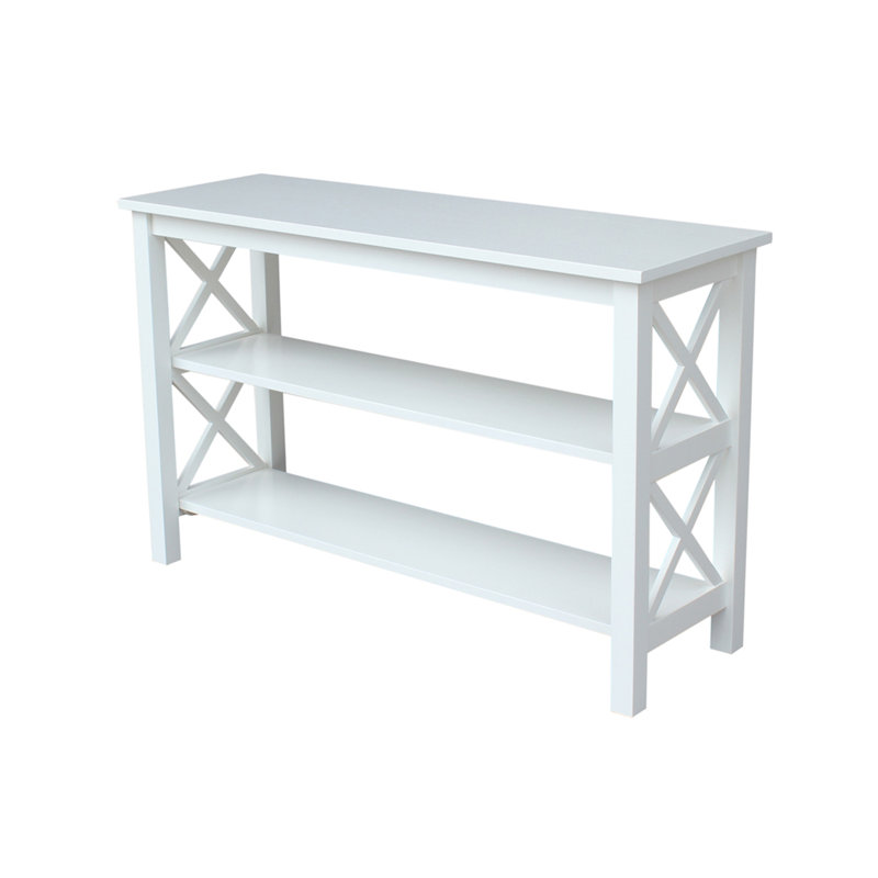  Rossitano 48'' Solid Wood Console Table, White