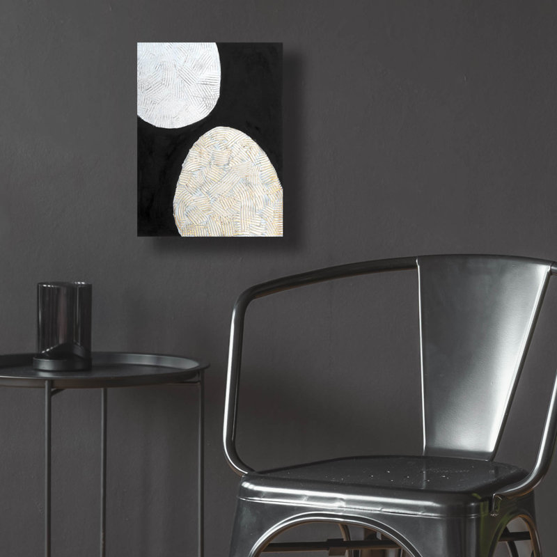  «Modeled Grooves 1» par Michael Willett, art mural en verre acrylique, 12 po x 16 po