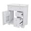 Meuble-lavabo de 30 po avec lavabo et armoire supérieure avec porte et deux tiroirs