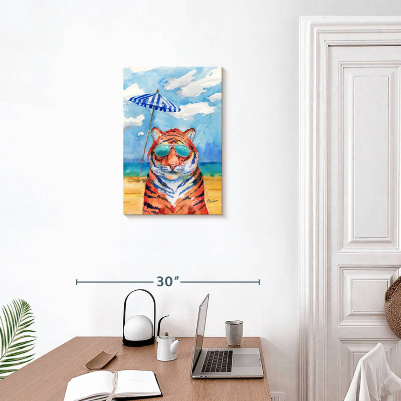 Ketti Hip Shades Tiger, 24" H x 16" W