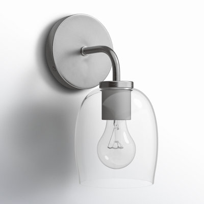 Avelin Single Transparent Dimmable Bath Sconce