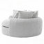 Fauteuil d'appoint rembourré en tissu chenille-83301236