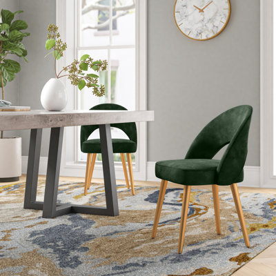 Ambry 18'' H Velvet Upholstered Side Chair
