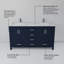 Meuble-lavabo double L 60 po x P 22 po et miroir 58 po.-1603175703-1548938936