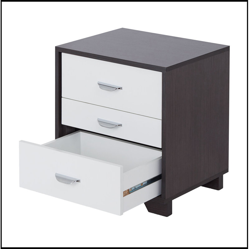 3-drawer Rectangular Accent Table