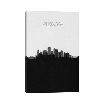 Pittsburgh Skyline by Ayse Deniz Akerman - Wrapped Canvas Print