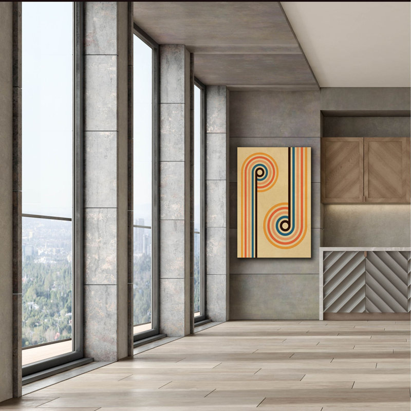 Impression sur toile rétro par Gary Williams, H 60 po x l 40 po x P 1,5 po