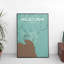 Melbourne City Map - No Frame Print-1606759395