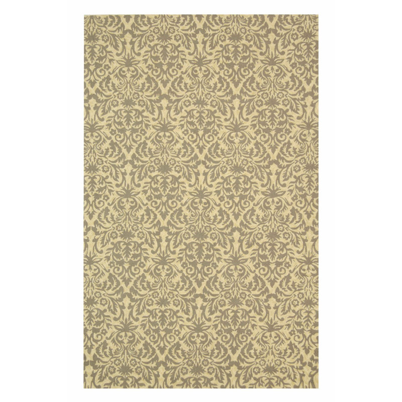Tapis bleu / beige Ringwood, Rectangle 5 pi 3 po x 8 pi 3 po