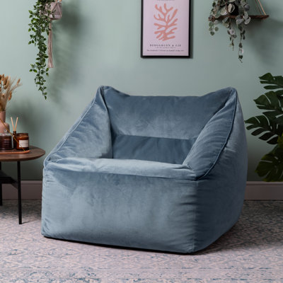 icon Milano Velvet Armchair Bean Bag
