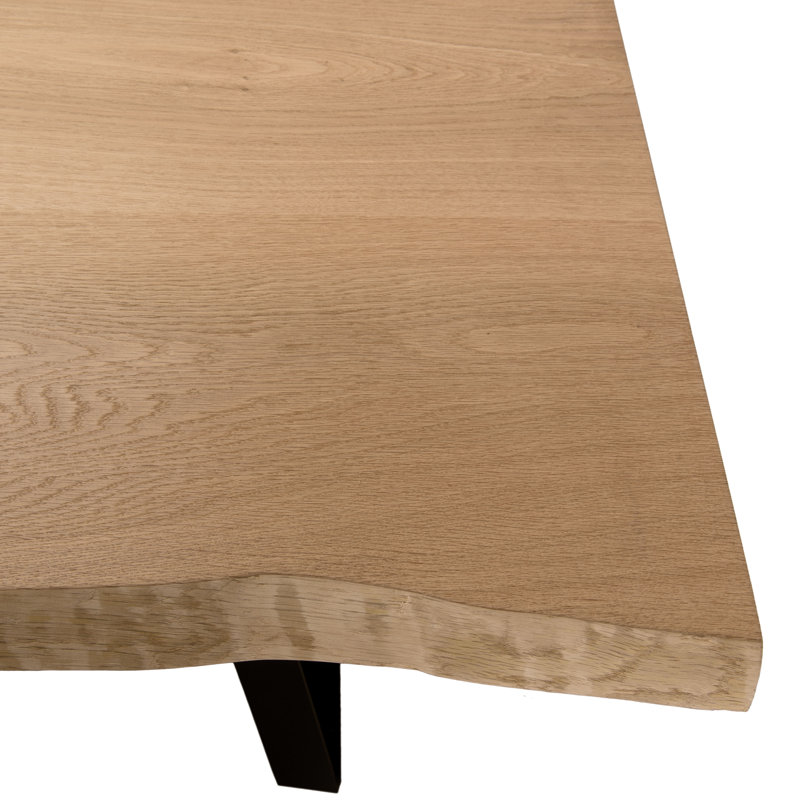 Brinton Oak Rectangular Wood Top Dining Table