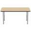 Table rectangulaire d'activité rectangulaire avec pieds réglables-49447499-99105924-99105923