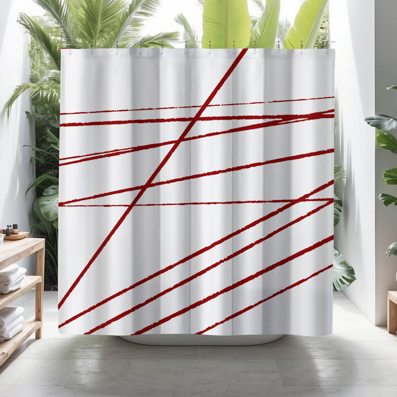 Rideau de douche Kipp, Rouge