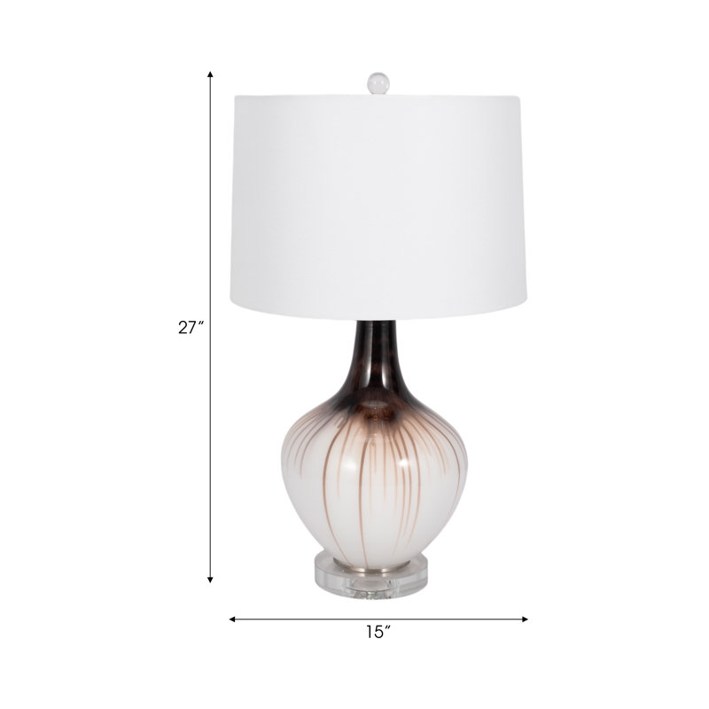 Larreon 26" Glass Table Lamp