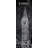 Big Ben Sketch with Map - Gray Monochrome Framed Canvas Decor