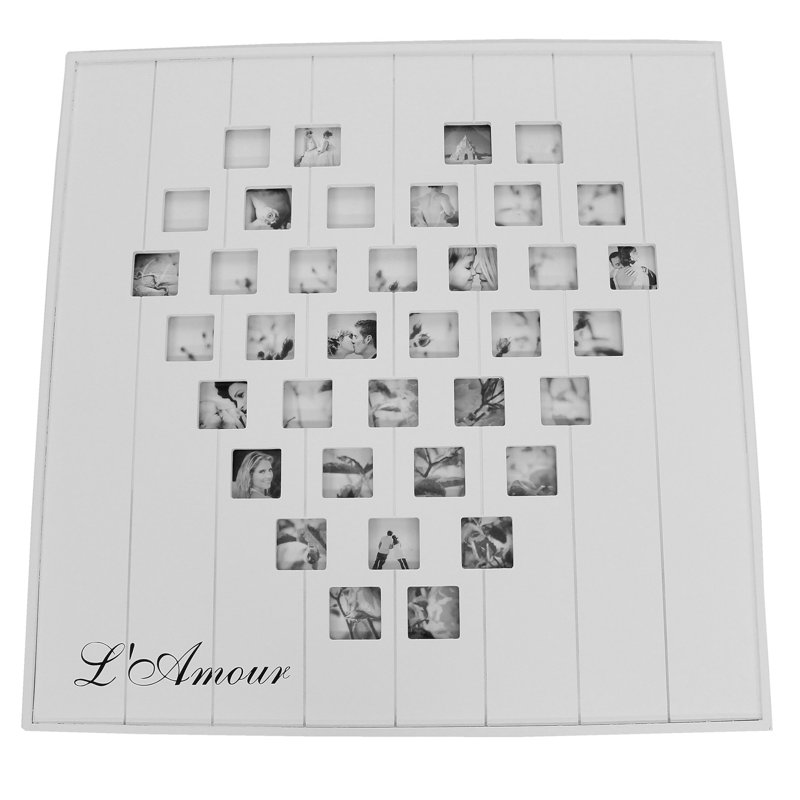 Cadre photo à montage cardiaque l’amour Kayden