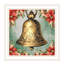 Sparkling Living Art: 2 & Bell White, impression encadrée, magnifique décor: