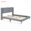 Grand lit plateforme tapissier Daventry-568448513