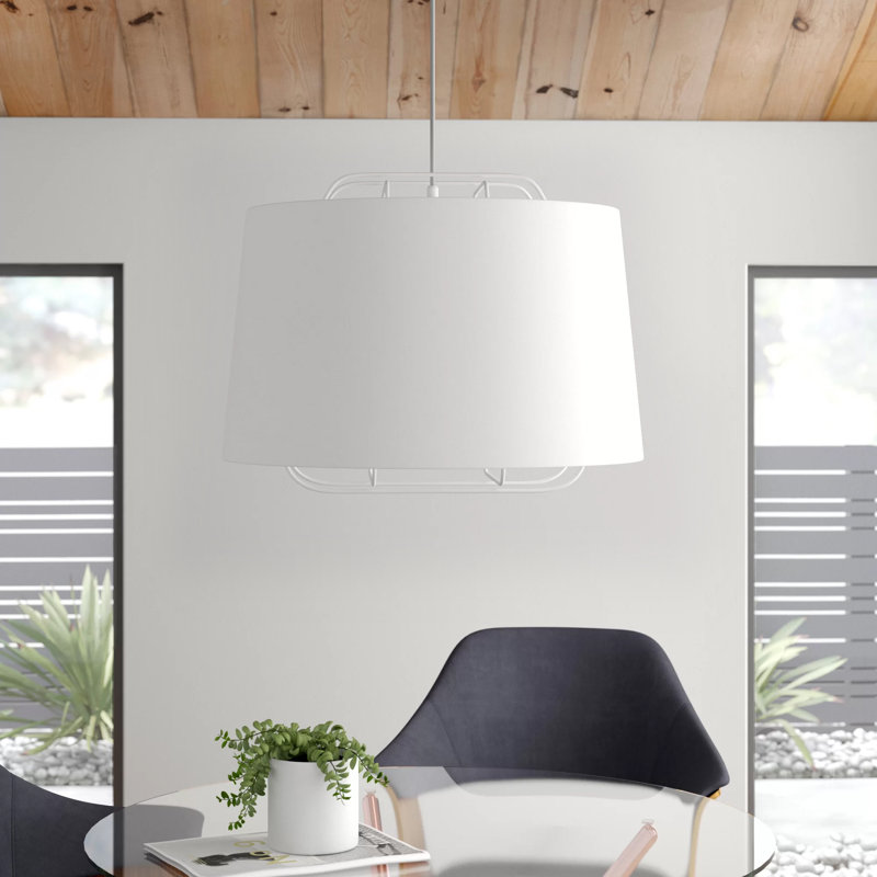 Luminaire suspendu Perimeter, Blanc, Large