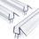 Joint inférieur de porte de douche en polycarbonate 36 "pour verre 3/8" (10mm), paquet de 3