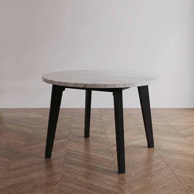Woburn Round Marble Dining Table, Counter Height (31" Height)