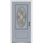 Petite porte d'entrée pré-suspendue ovale en fibre de verre 2 panneaux Grace-1987408876-1987408872