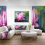 «Large Lotus Flower in the Pond», reproduction de photo sur toile tendue encadrée-63674985-63674983