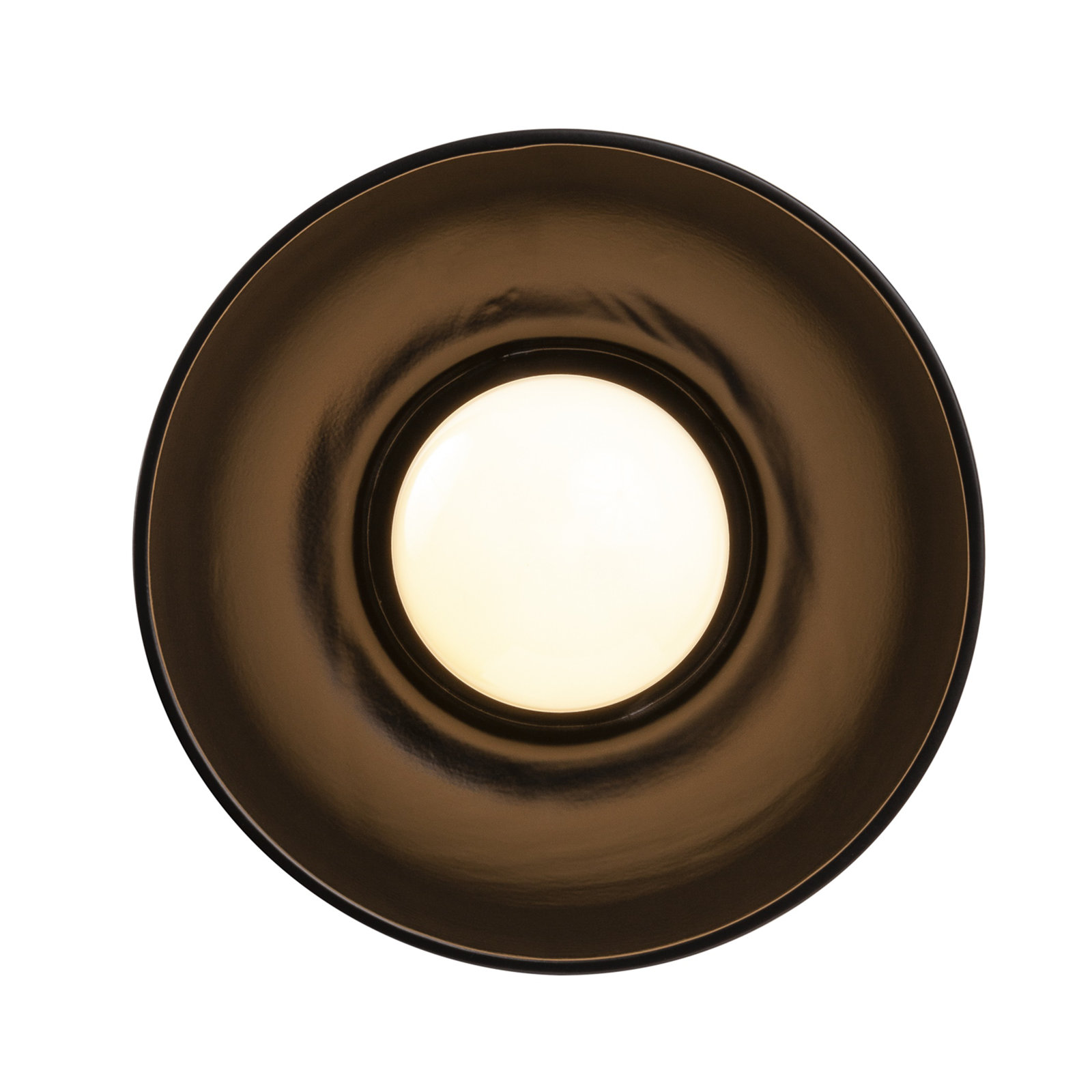 Rana Single Light Dimmable Ceramic Sconce, Carbon Matte Black