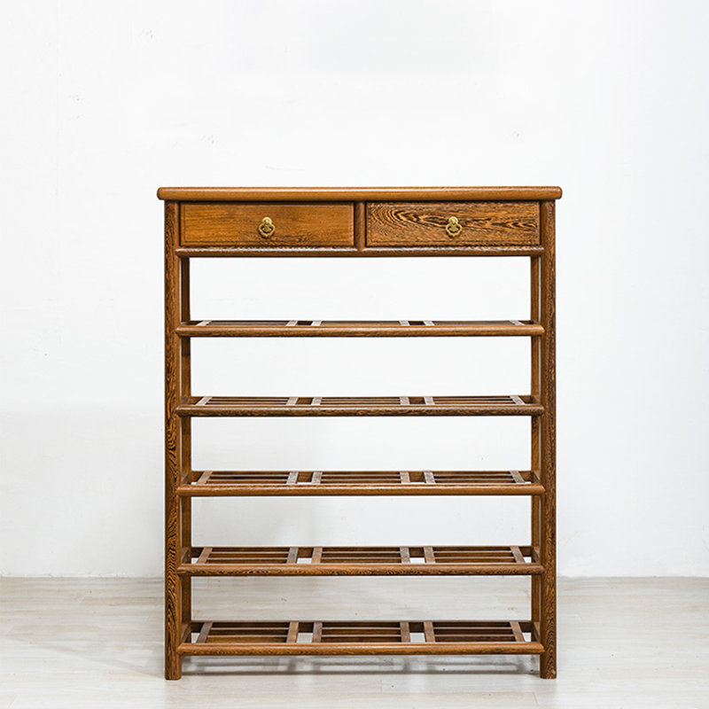 20 Pair Solid Wood Shoe Storage Cabinet