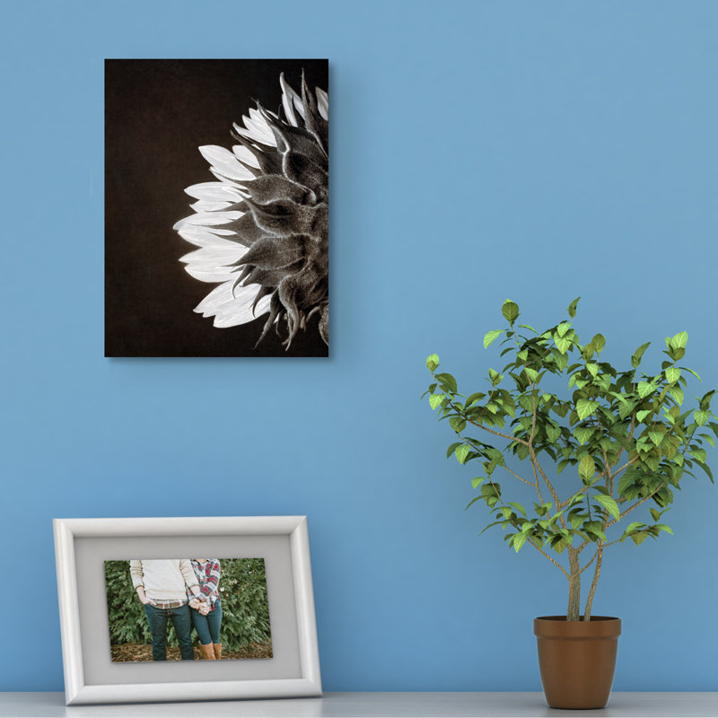 «Sunflower Profile», reproduction d'impression sur toile tendue, H 36 po x l 24 po x P 1,5 po