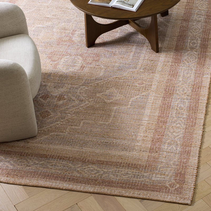 Saffron Hand Woven Jute/Sisal; Chenille; Cotton Oriental Indoor Rug, 8'-0" X 10'-0" Rectangle