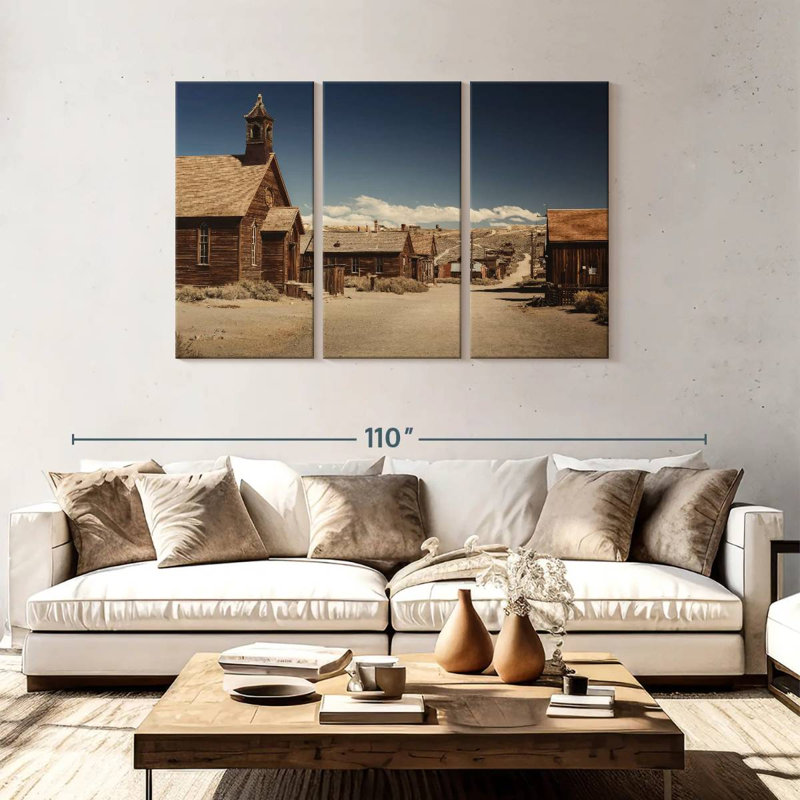 Lelar Bodie Ghost Town, 48" H x 74" W