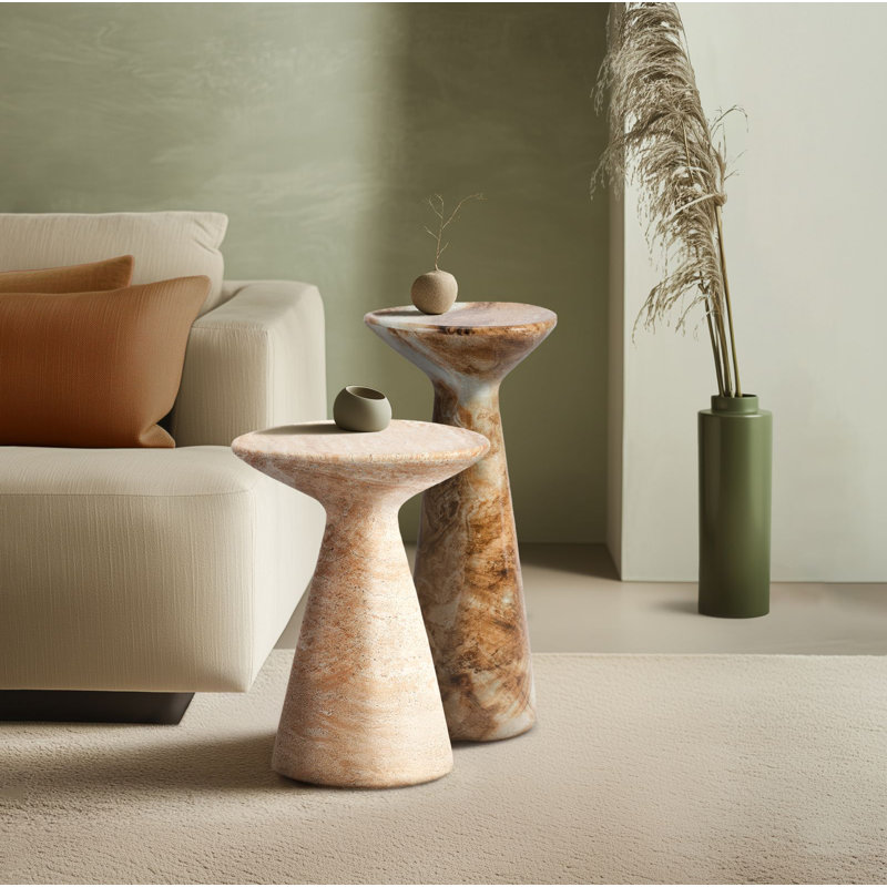 Ensemble de 2 tables d'appoint Modern Jasper