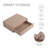 72" Floating Double Bathroom Vanity with Makeup Vanity, Ceramic Sink and Handle-Free Design-126172216-132951305