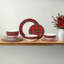 Service de table 12 pièces Mikasa Tartan Scallop, service pour 4