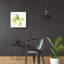 Art mural en verre acrylique épique «Emerald & Olive 1» par June Erica Vess, 24 po x 24 po-117453418