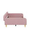 Lit de jour rembourré pleine grandeur avec pieds-480002551