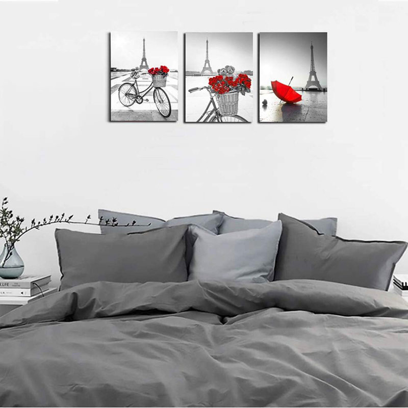 3 Piece Wrapped Canvas Wall Art