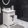 Goyette 24" W Single Bathroom Vanity Set with Mirror